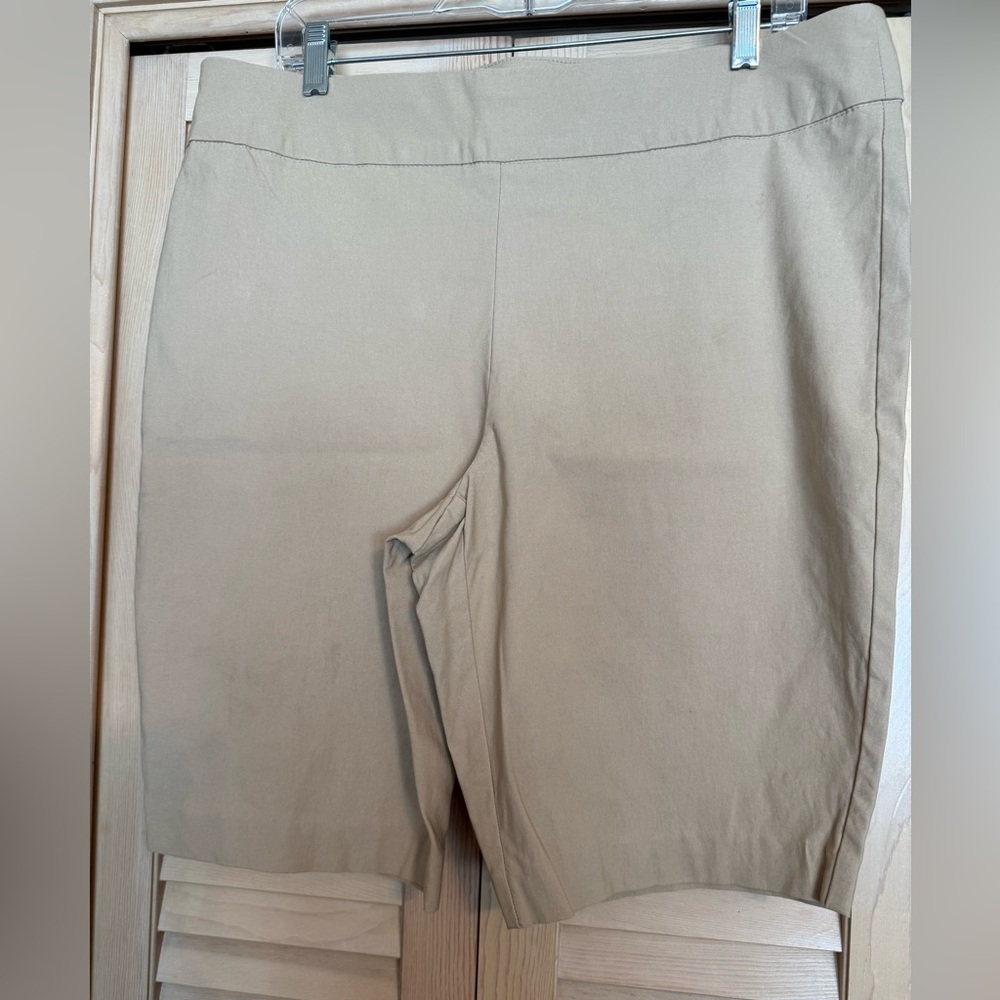 Chico’s Brigitte Pull-On Slim Shorts, Size 14 (Chico’s size 2.5)